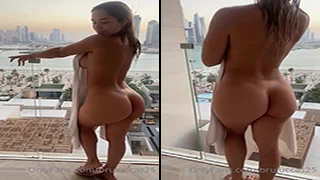 Onlyfans Bru Luccas Pelada na Varanda