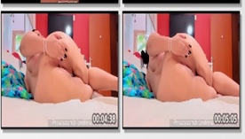 Ana Paula Alves peituda atolando os dedos no rabo na masturbação