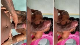 Marcelly Melo pagando boquete mostrando que adora uma mamada