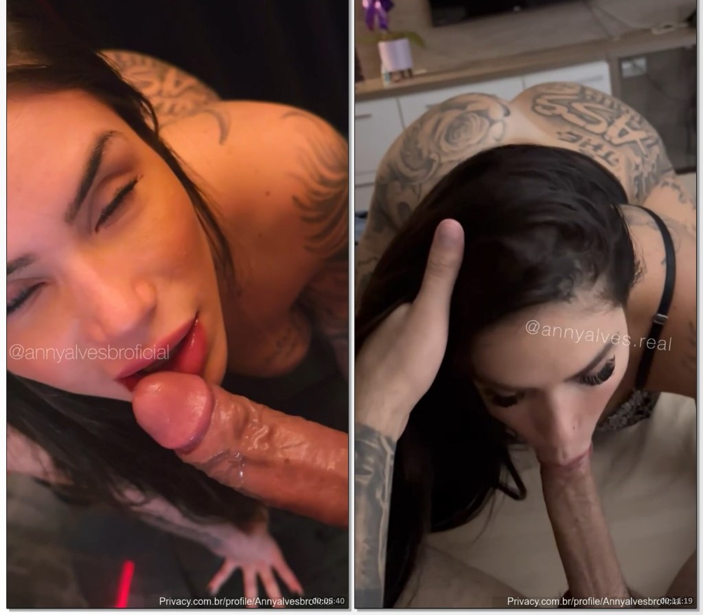 Melhors vídeos da Anny Alves pagando boquete em picas grandes