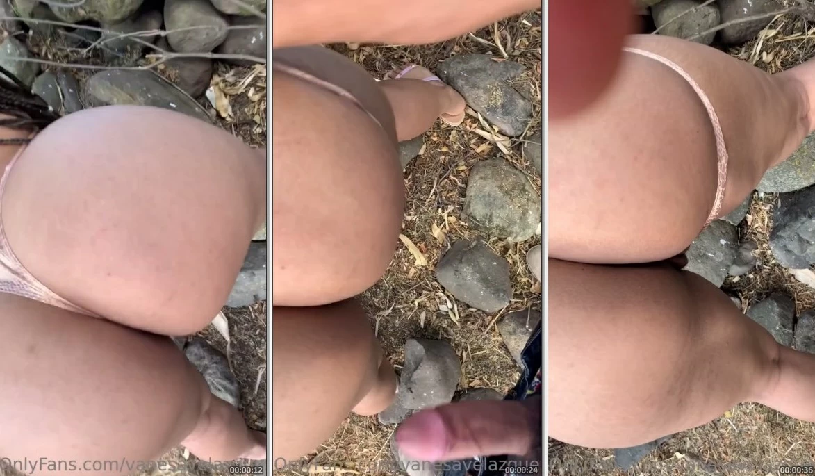 Vanesa Velazquez Onlyfans transando no meio do mato
