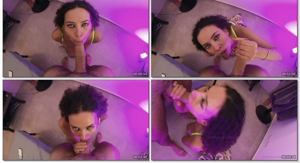 Bambitwo moreninha safada faz boquete molhadinho