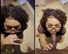 Bbsants novinha e gostosa chupando e fodendo com o negão no porno quente