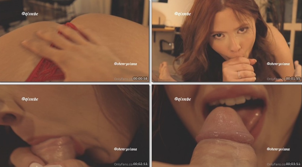 Beatriz Bianca gulosa boqueteira chupando gostoso a pica do seu macho olhando com carinha de safada