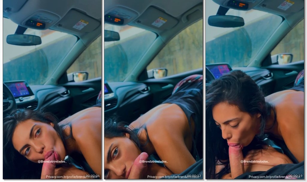 Brenda Trindade mamando o uber safado cheia de vontade porque não tinha o dinheiro da corrida