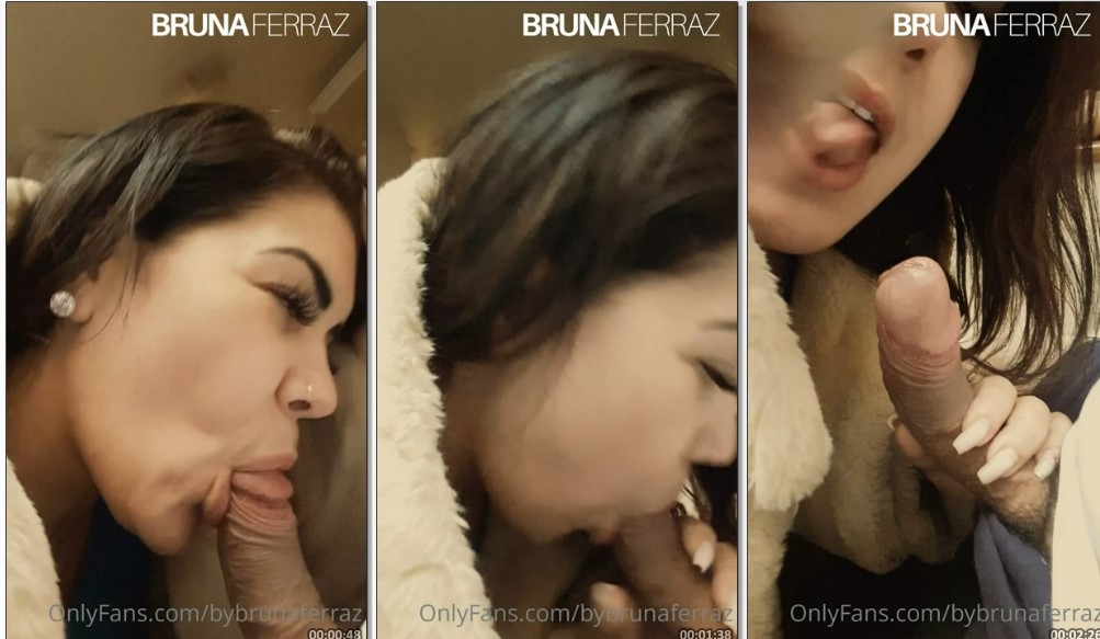 Bruna Ferraz madura safada chupando com cara de puta o pau dotado do funcionário