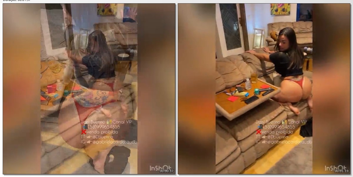 Dani Buenno pelada se filmando em filme porno com muita masturbação