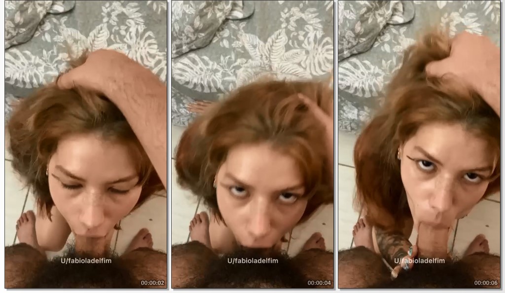 Fabiola delfim mamando gostoso até ganhar leitinho na boca