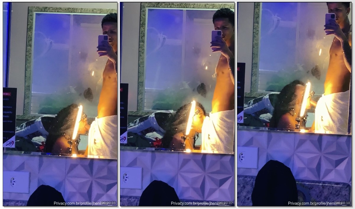 Jheni Lima pagando boquete para novinho gostoso moreno no motel