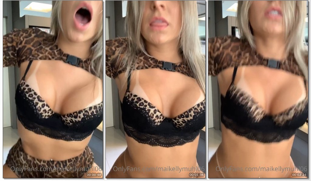 Maikelly Muhl loirona safada monta por cima do consolo e quica gostoso até gozar