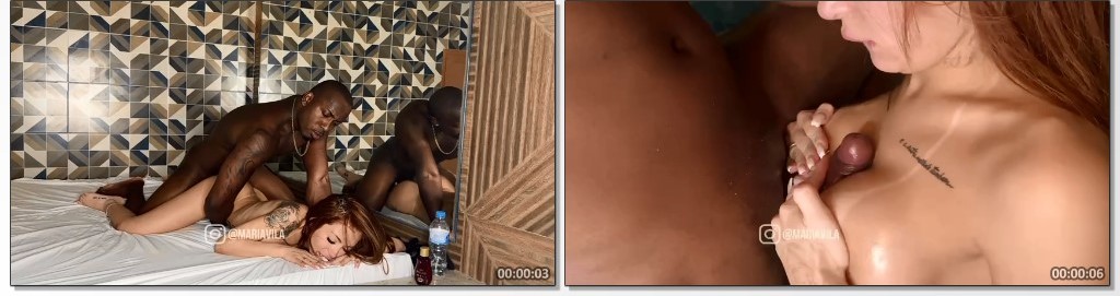 Mari Avila ruivinha safada chupando gostoso e tomando pica empinadinha gemendo gostoso