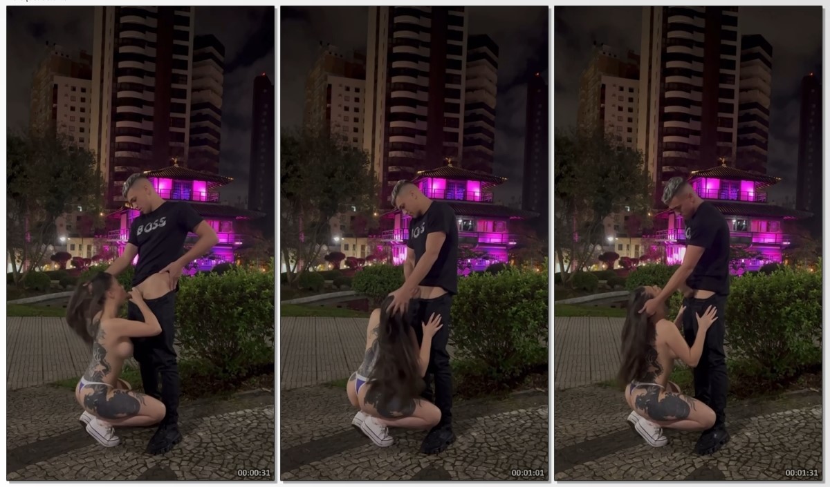 Mc Mayara caiu na net pagando boquete em publico no meio da praça