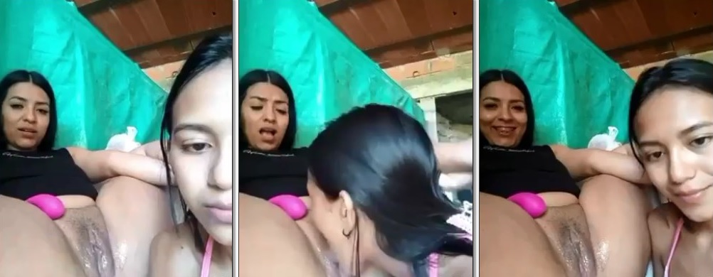 Novinha chupando a bucetinha de sua amiga safada