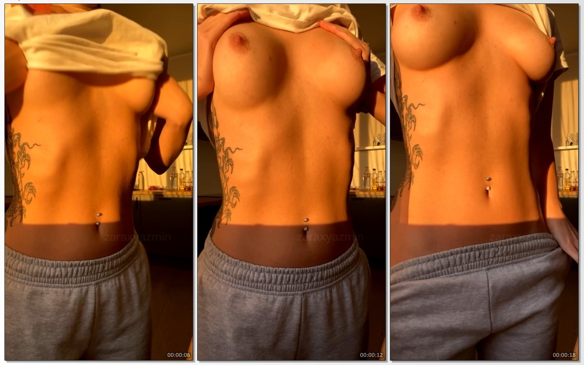 Zara Yazmin ninfeta gostosa colocando os peitos naturais para fora