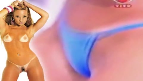 Vivi Fernandes putinha toda deliciosa dançando semi nua no palco