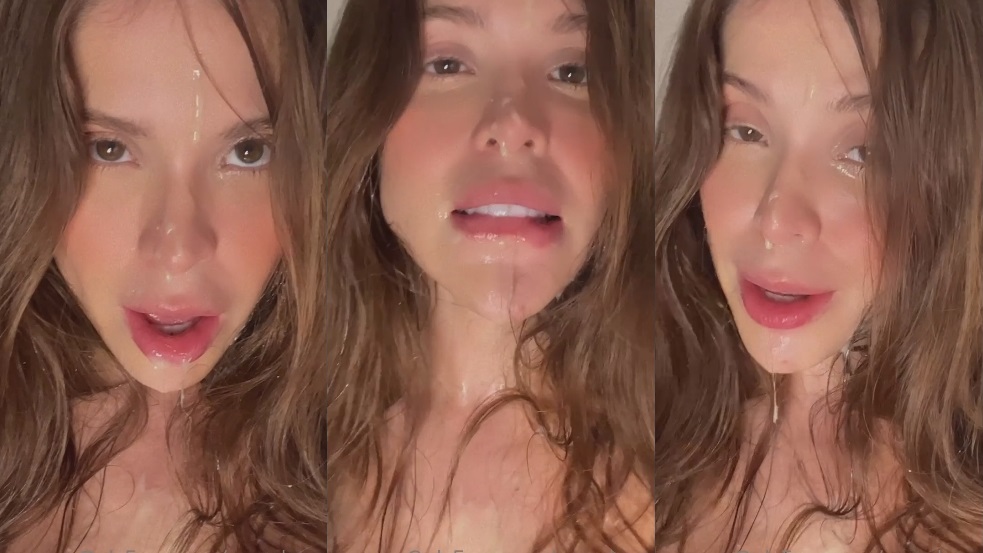 Maru Karv Onlyfans grátis levando gozada no rosto