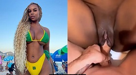 Porno da Flavi Souza brasileira morena fodendo no pelo
