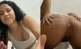 Yasmin Ituassu Privacy nua mostrando a buceta e o cuzinho de quatro