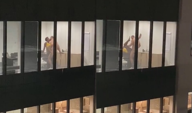 Chefe comedor flagrado transando com a funcionária na empresa