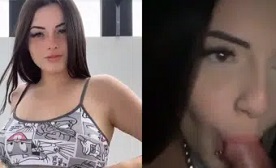 Dj Nat caiu na net pagando boquete e fodendo no pelo com ex namorado