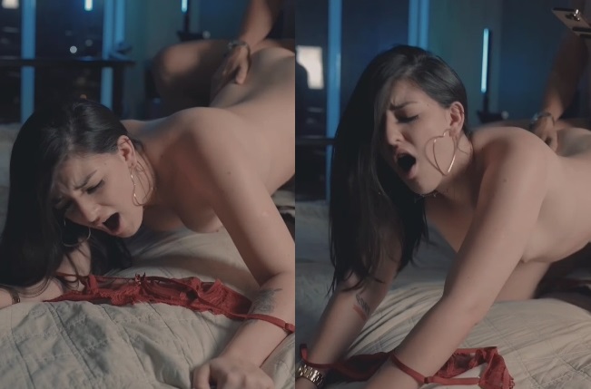 Feeh Santuuhs gemendo e gozando de quatro no porno amador