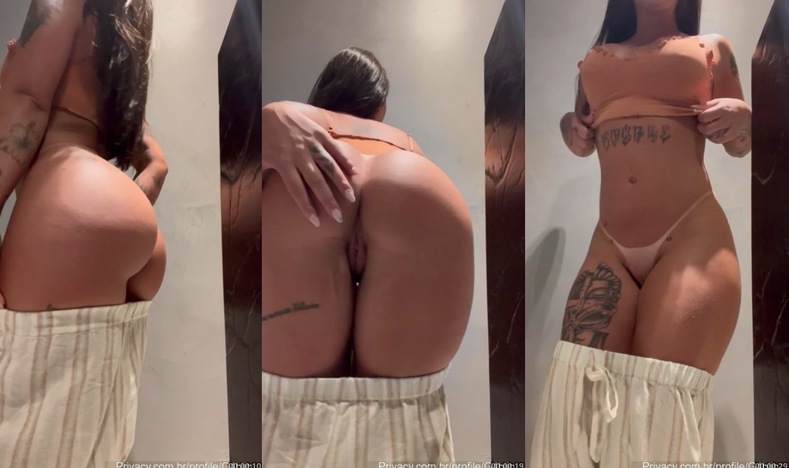 Gabriela Soares peituda e safada nua exibindo o cuzinho em putaria gostosa