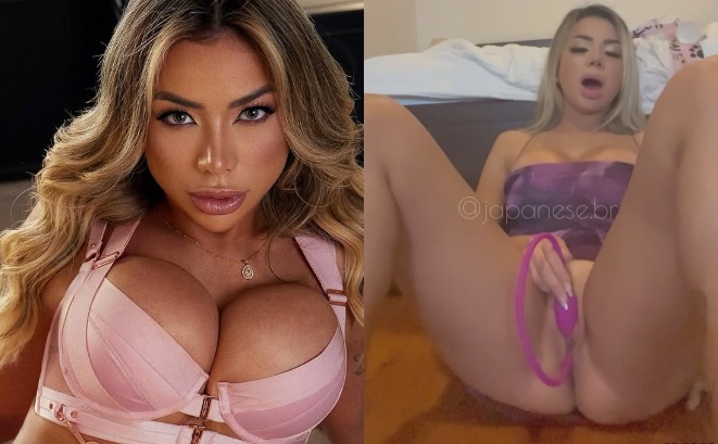 JapaneseBr caiu na net pelada se masturbando e gozando em vídeo amador