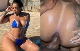 Marcelly Mello cavala da bunda gostosa nua levando pica no rabo grande