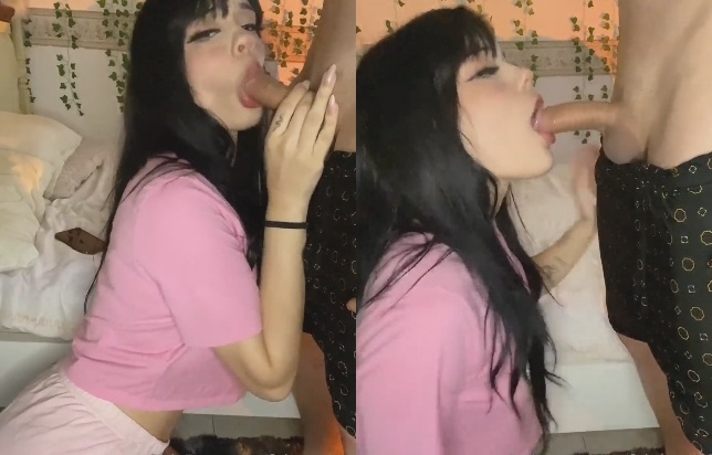 Oral amador Feh Marks pagando boquete perfeito para macho