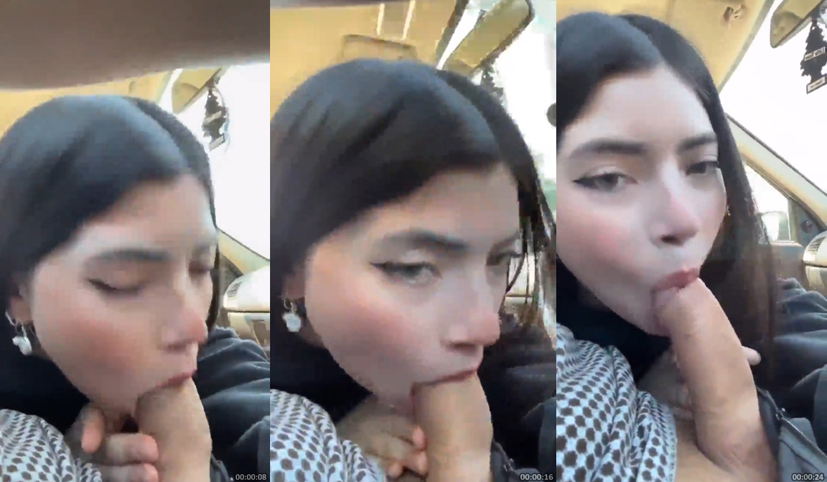 Julieta Yanez caiu na net chupando rola com carro em movimento