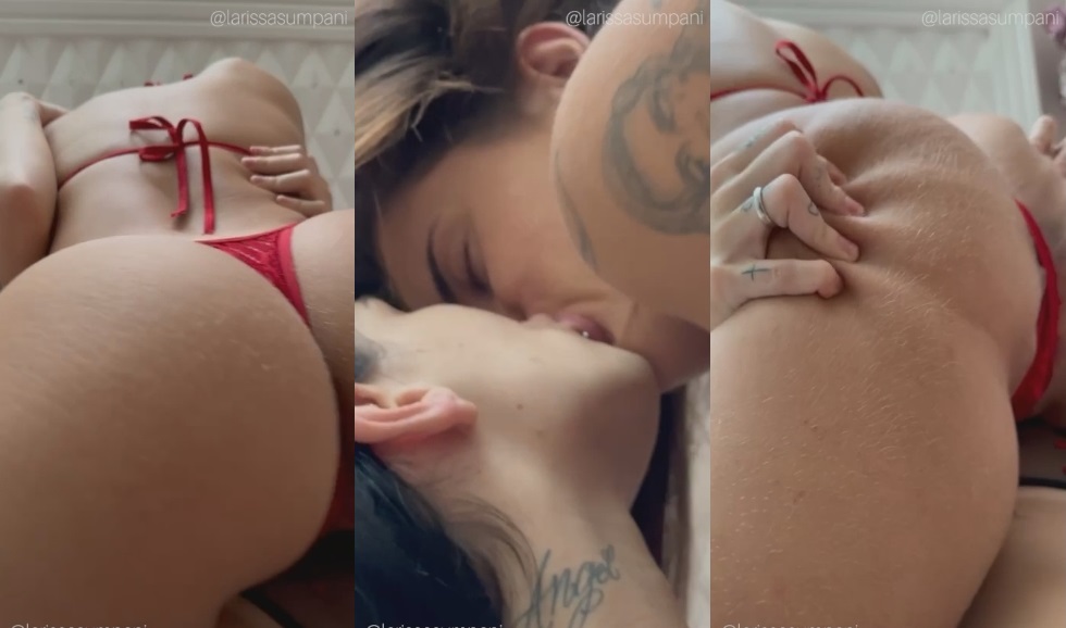 Larissa Sumpani e Raissa Avanzo gozando pra caralho na sacanagem lésbica