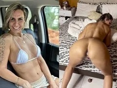 Lilika Teixeira deixa macho revezar consolo e pau e porra no cu