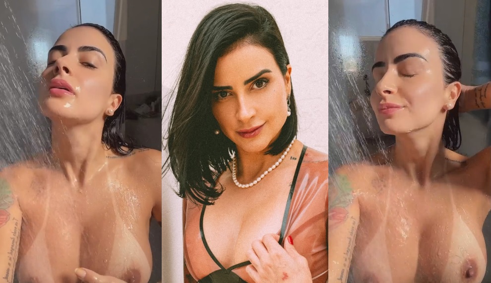 Lola Benvenutti caiu na net peladinha no seu banho