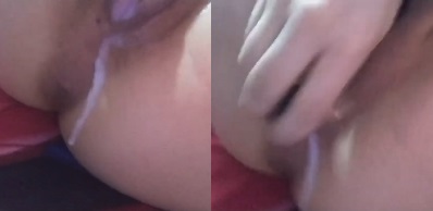 Maranhense safada socando pau de borracha na buceta e gozando