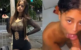 Mariah Kalili vídeo amador da novinha fogosa pagando boquete guloso