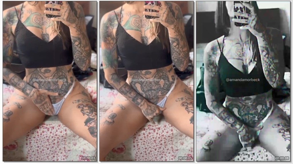 Amanda Morbeck tatuada peladinha gostosa