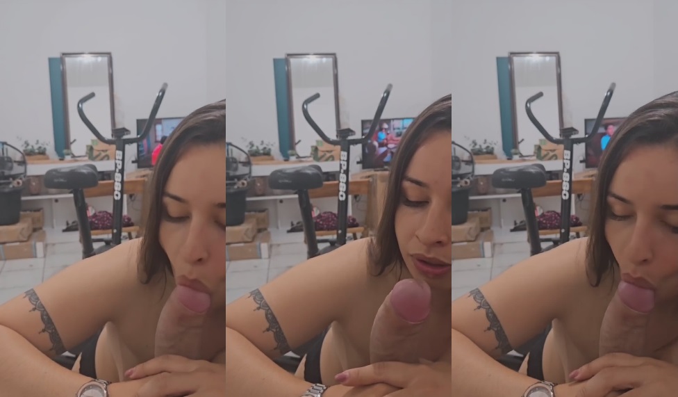 Mylealvess pagando boquete babadinho para marido