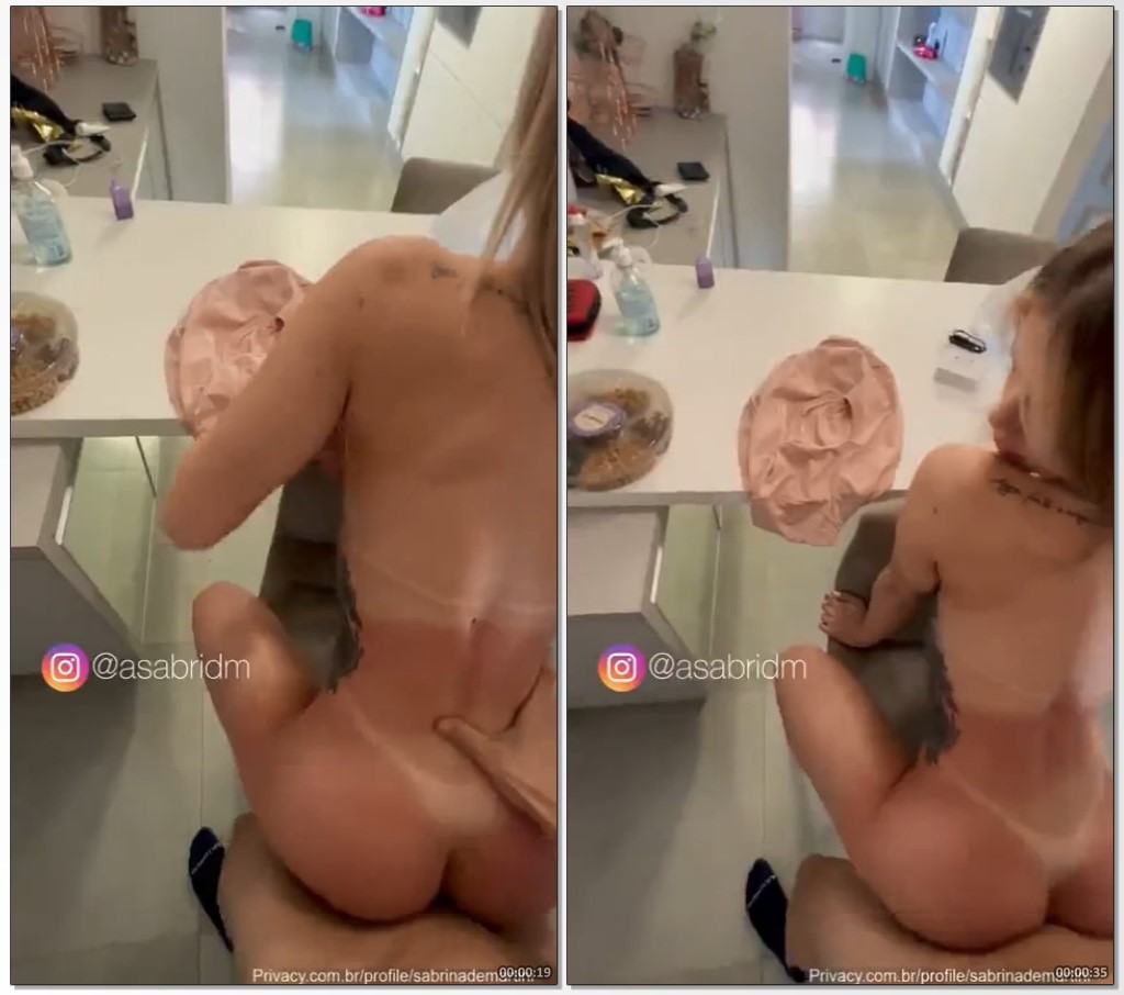 Sabrina metendo gostosa com seu safado do pau grande