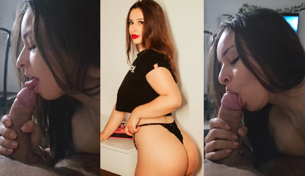 Mylena Alves pagando boquete babadinho amador